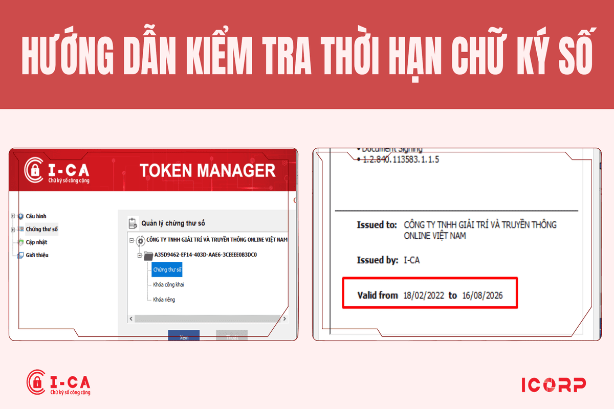 Hướng dẫn kiểm tra thời hạn chữ ký số